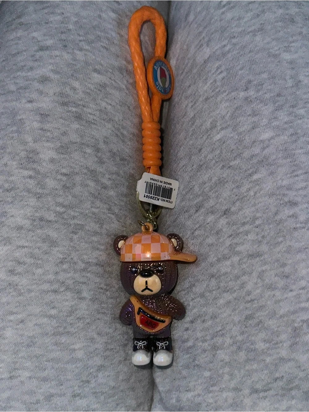 Bear Keychain Charm